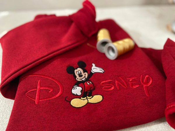 Disney Mickey Mouse Embroidered Sweatshirt