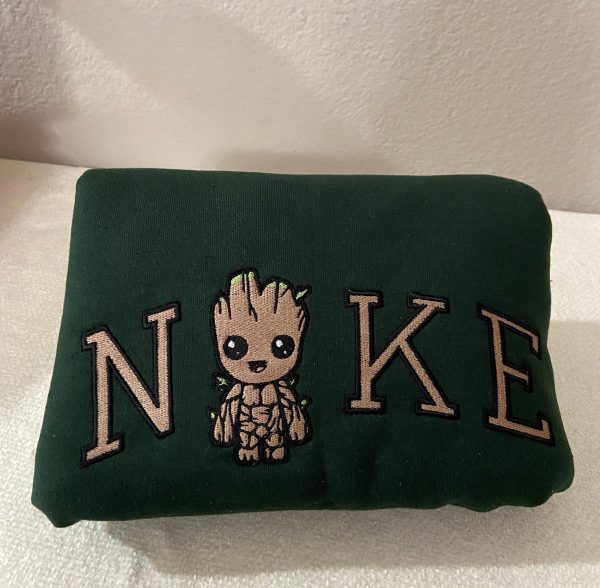 BabyGroot Embroidered Sweatshirt For Fan