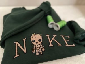 BabyGroot Embroidered Sweatshirt For Fan