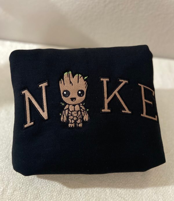 BabyGroot Embroidered Sweatshirt For Fan