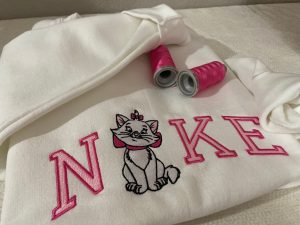 Marie The AristoCats Embroidered Sweatshirt For Girls