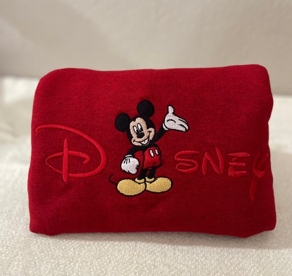 Disney Mickey Mouse Embroidered Sweatshirt