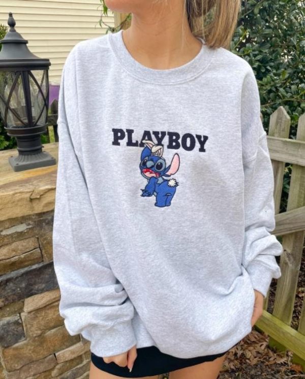 PlayBoy Stitch Embroidered Sweatshirt