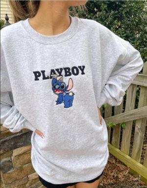 PlayBoy Stitch Embroidered Sweatshirt