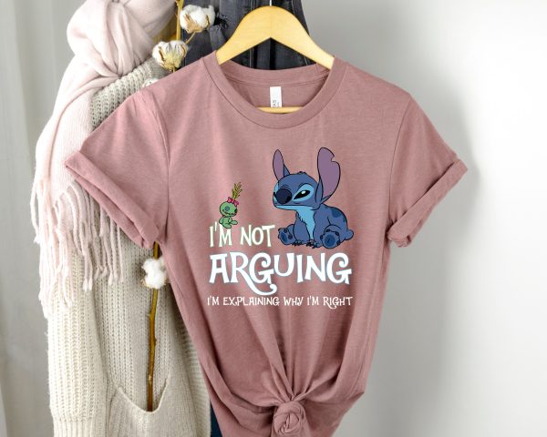 Stitch I’m Not Arguing Shirts