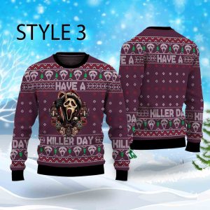 Halloween Horror Movie Killers Ugly Sweater