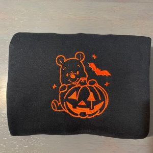 Winnie the Pooh Halloween Embroidered Sweatshirt