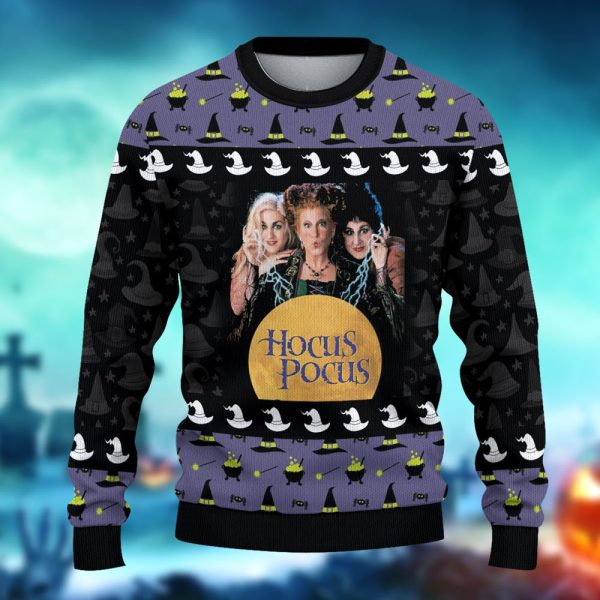 It’s Just A Bunch Of Hocus Pocus Christmas Ugly Sweater