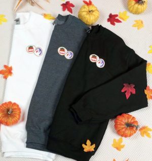 Halloween Sugar Cookie Embroidered Sweatshirt