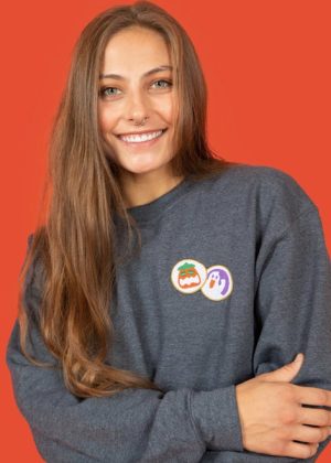 Halloween Sugar Cookie Embroidered Sweatshirt