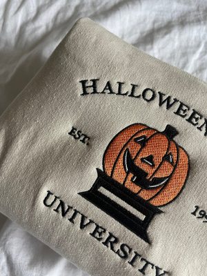 Halloween Town University Embroidered Sweatshirt