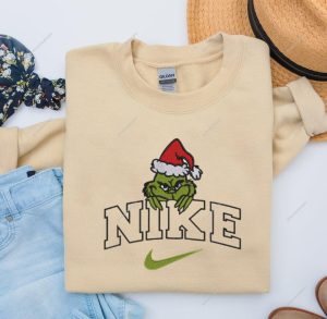 Nike Grinch Christmas Embroidered Sweatshirt