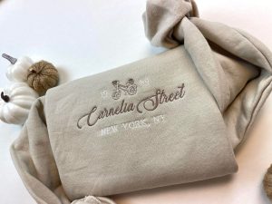 Taylor Cornelia Street Embroidered Sweatshirt