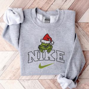 Nike Grinch Christmas Embroidered Sweatshirt