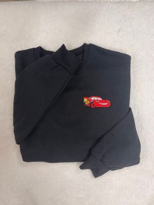 Disney's Cars Embroidered Crewneck Sweatshirt, Disney Movie, Cars Movie