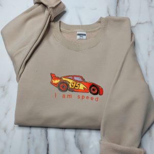 McQueen I am speed Embroidered Sweater