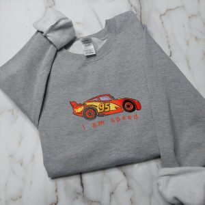 McQueen I am speed Embroidered Sweater