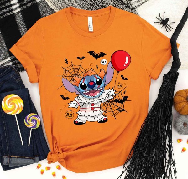 Halloween Stitch Horror Characters Shirt