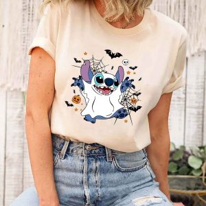 Halloween Stitch Horror Characters Shirt