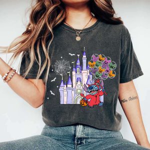 Vintage Stitch Characters Friend Halloween Shirt