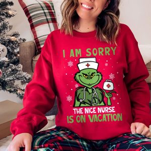 Grinch Nurse Christmas Sweatshirt