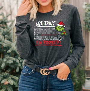 Grinch My Day I'm Booked Sweatshirt