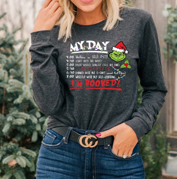 Grinch My Day I’m Booked Sweatshirt