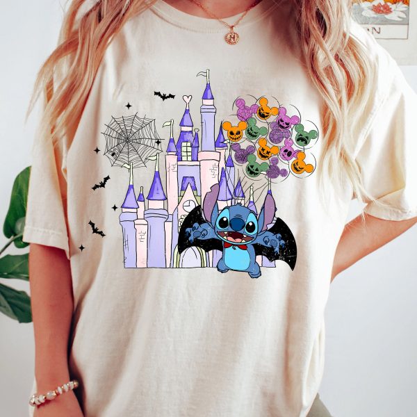 Vintage Stitch Characters Friend Halloween Shirt