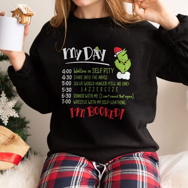 I’m Booked Grinch Crewneck Sweatshirt