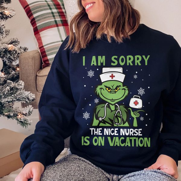 Grinch Nurse Christmas Sweatshirt