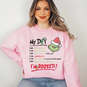 Grinch My Day I'm Booked TShirt