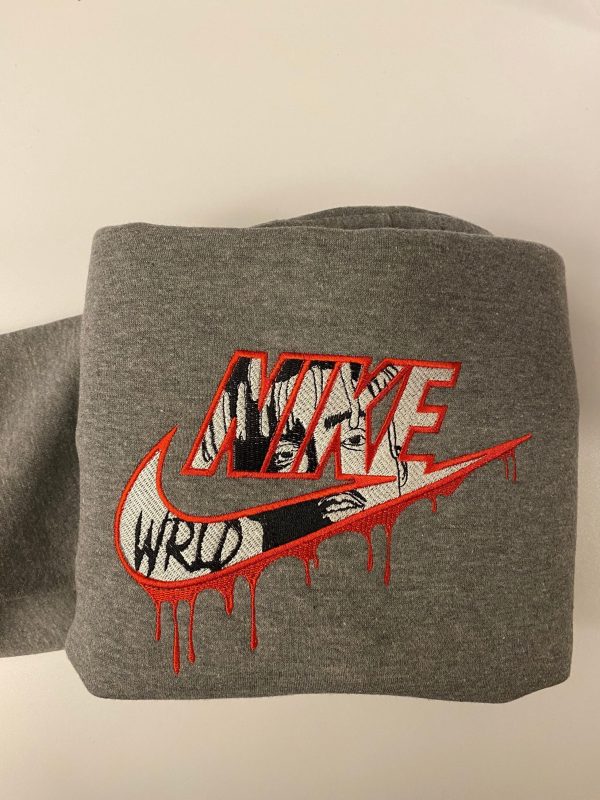 Juice Wrld Nike Logo Embroidered Sweatshirt