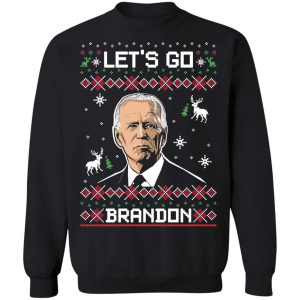 Let's Go Brandon Biden 2021 Christmas Ugly Sweatshirt