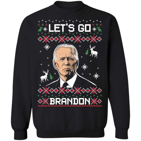 Let’s Go Brandon Biden 2021 Christmas Ugly Sweatshirt