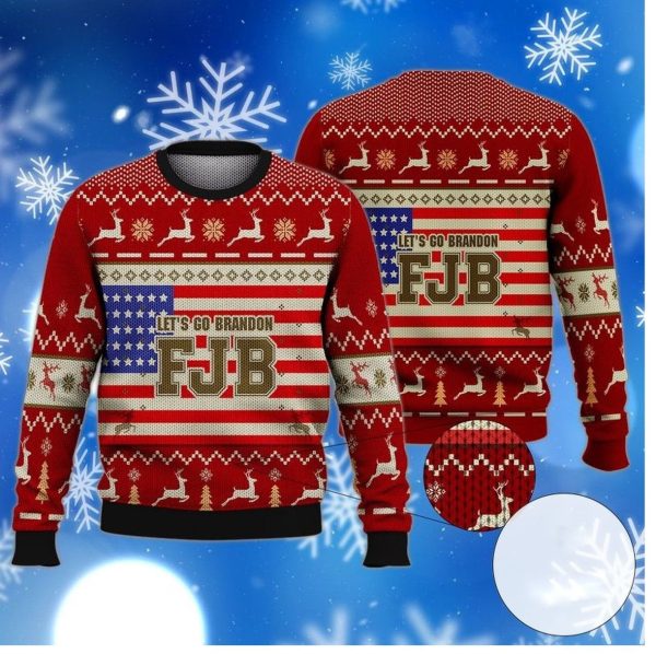 Let’s Go Brandon FJB Ugly Sweater For Men And Women