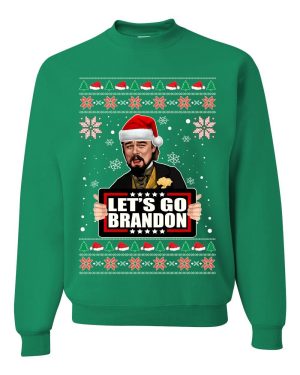 Let’s Go Brandon Leo Laughing Meme Ugly Christmas Sweater