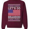 Merry Christmas Let’s Go Brandon Ugly Sweater Unisex