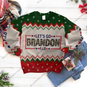 Let's Go Brandon Woolen Ugly Sweater For Men