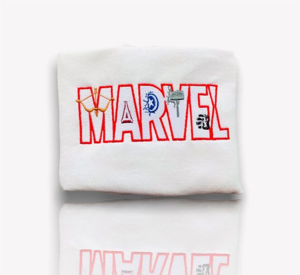 Marvel Logo Embroidered Sweatshirt