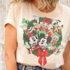 Mickey And Minnie Mouse Christmas Lights T-Shirt