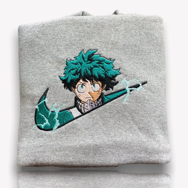 Midoriya Izuku Nike Embroidered Sweatshirt