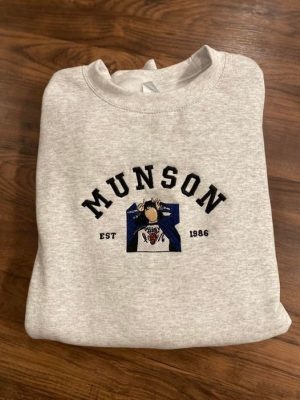 Munson Strange Things Embroidered Sweatshirt