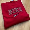 Triple Logo Nike Embroidered Sweatshirt