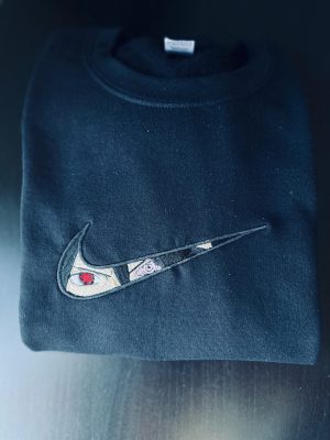 Nike Logo Sasuke Uchiha Embroidered Sweatshirt