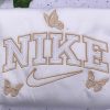 Hello Kitty Nike Logo Embroidered Sweatshirt