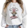 Halloween Ghost Face Embroidered Sweatshirt