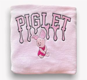 Piglet Disney Embroidered Sweatshirt