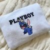 Disney Stitch Embroidered Sweatshirt