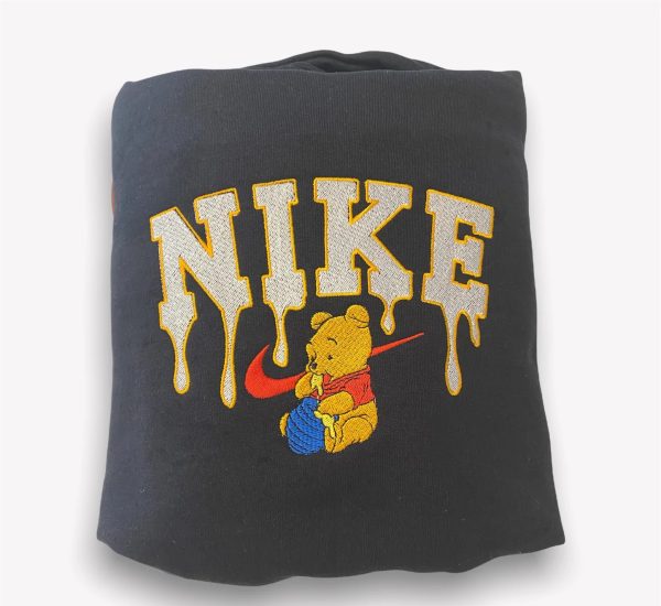 Pooh Bear Disney Nike Embroidered Sweatshirt