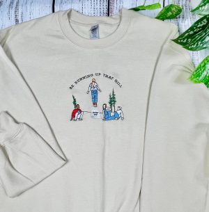 Running Up That Hill Embroidered Sweatshirt